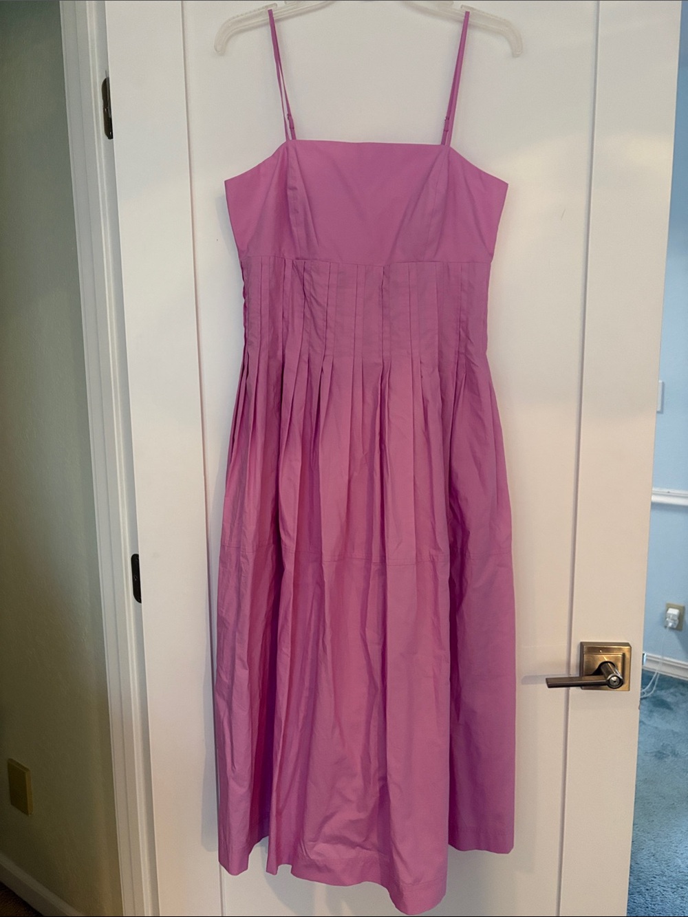 Banana Republic Factory Pink Midi Dress Sz 8